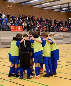 Sporthalle Berufsschulzentrum Römerhügel Fußball-Mini-WM Foto: Andreas Becker