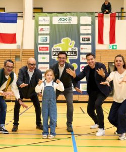 Sporthalle Berufsschulzentrum Römerhügel  Fußball-Mini-WM Foto: Andreas Becker