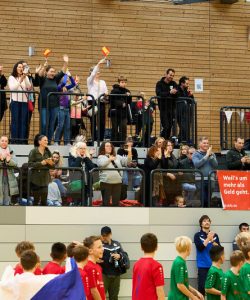 Sporthalle Berufsschulzentrum Römerhügel  Fußball-Mini-WM Foto: Andreas Becker