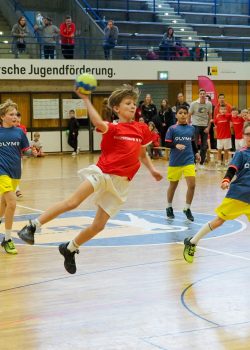 Handball Mini-EM der LKZ in der Ludwigsburger Rundsporthalle
Spiel um Platz 3 und Finale, anschließend Siegerehrung
Bitte Fotos vom Spiel- und Randgeschehen. Eine Stunde einplanen
Fotos werden direkt benötigt.  Foto: Holm Wolschendorf