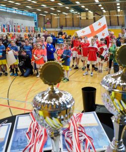 Handball Mini-EM der LKZ in der Ludwigsburger Rundsporthalle
Spiel um Platz 3 und Finale, anschließend Siegerehrung
Bitte Fotos vom Spiel- und Randgeschehen. Eine Stunde einplanen
Fotos werden direkt benötigt.  Foto: Holm Wolschendorf